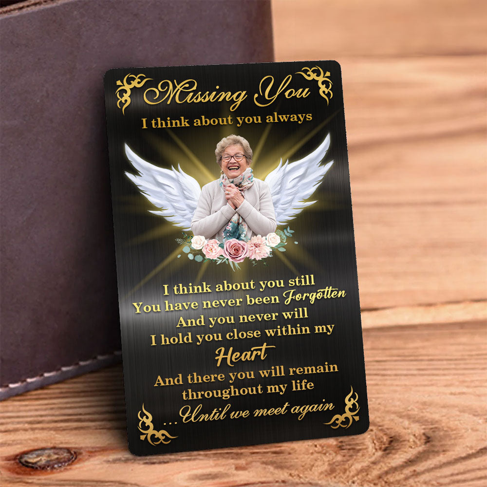 Missing You - Memorial Gift Ideas - Personalized Wallet Card