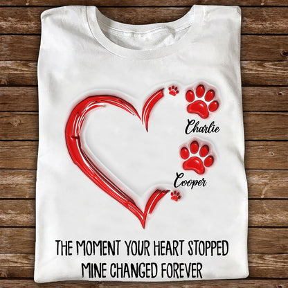 Road To Heart Pattern - Memorial T-shirt - Personalized Custom Unisex T-Shirt