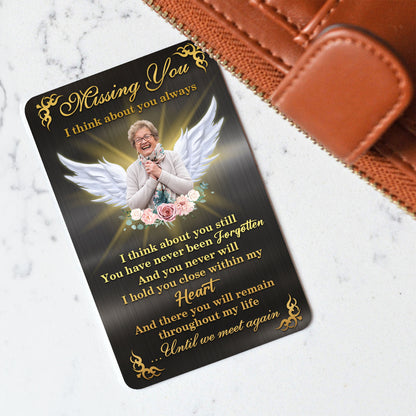 Missing You - Memorial Gift Ideas - Personalized Wallet Card