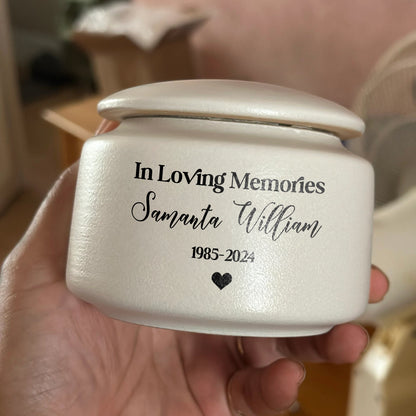 Your Wings Were Ready Memorial Gift - Personalized Pet Urn - Modern Animal Ashes Cremation Urn - Gift for Loss of a Pet