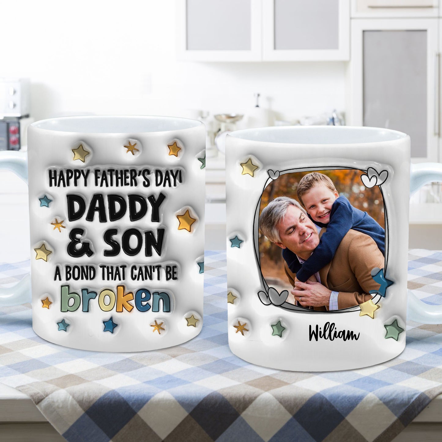 A Bond That Can't Be Broken  - Personalized Custom 3D Inflated Effect - Personalized Custom Mugs