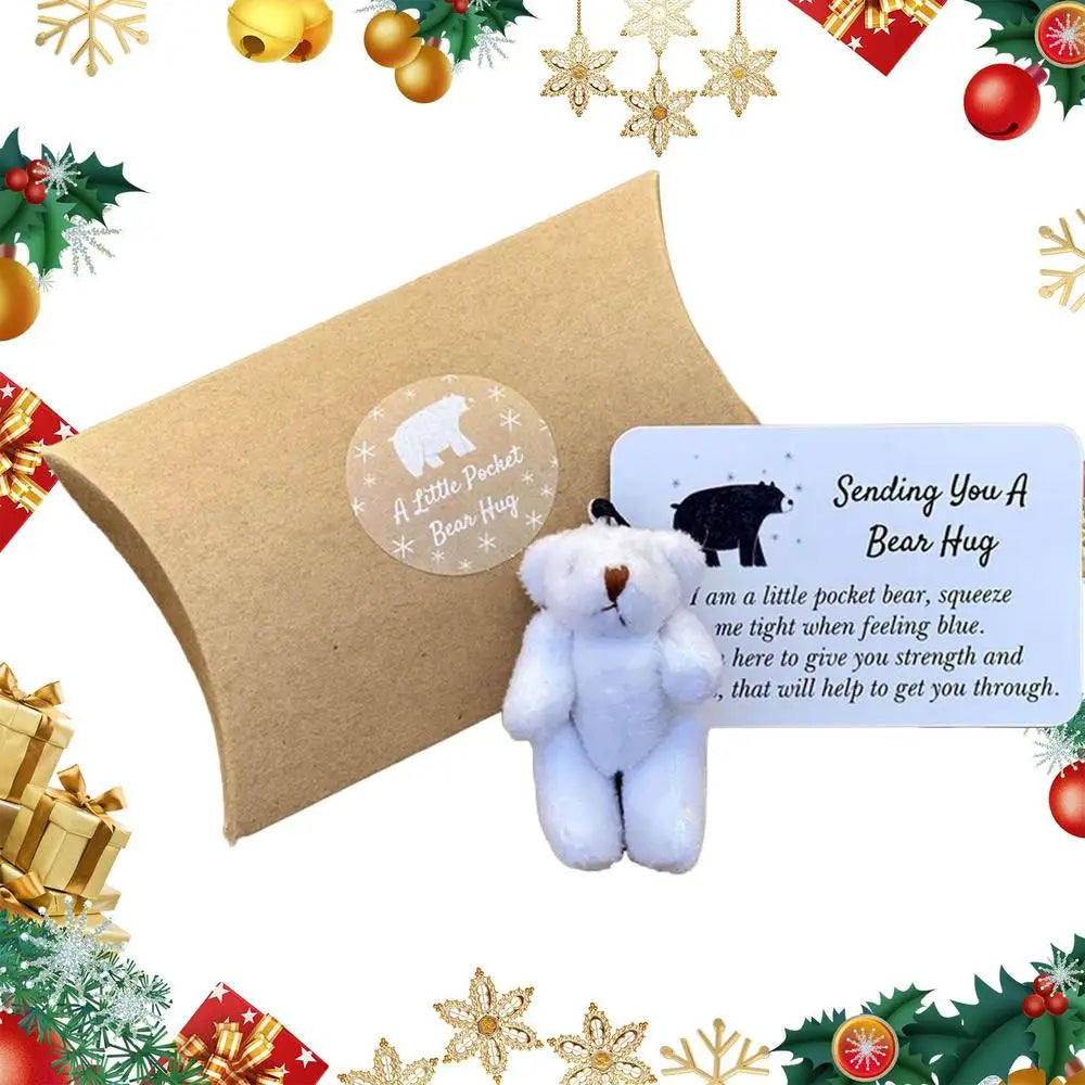 A Little Pocket Bear Hug Mini Plush Bears Little Pocket Bears Sympathy Gift Family Memorial Inspirational Bear Hug Gift Card