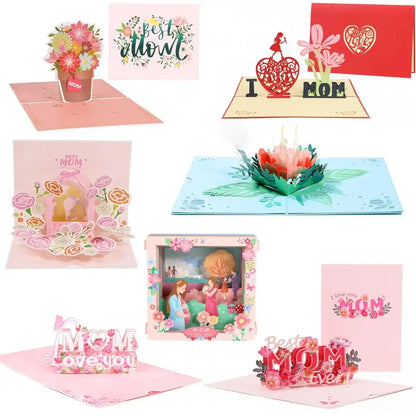 3D Pop Up Floral Bouquet Greeting Cards Sympathy cards for your loved ones