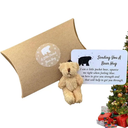 A Little Pocket Bear Hug Mini Plush Bears Little Pocket Bears Sympathy Gift Family Memorial Inspirational Bear Hug Gift Card