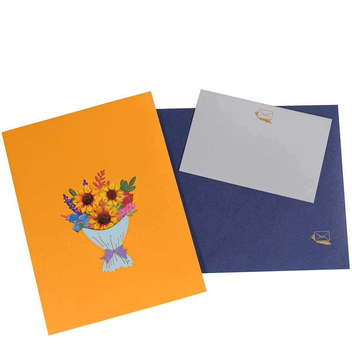 3D Sunflower Bouquet Card Sympathy Cards for Your Loved Ones