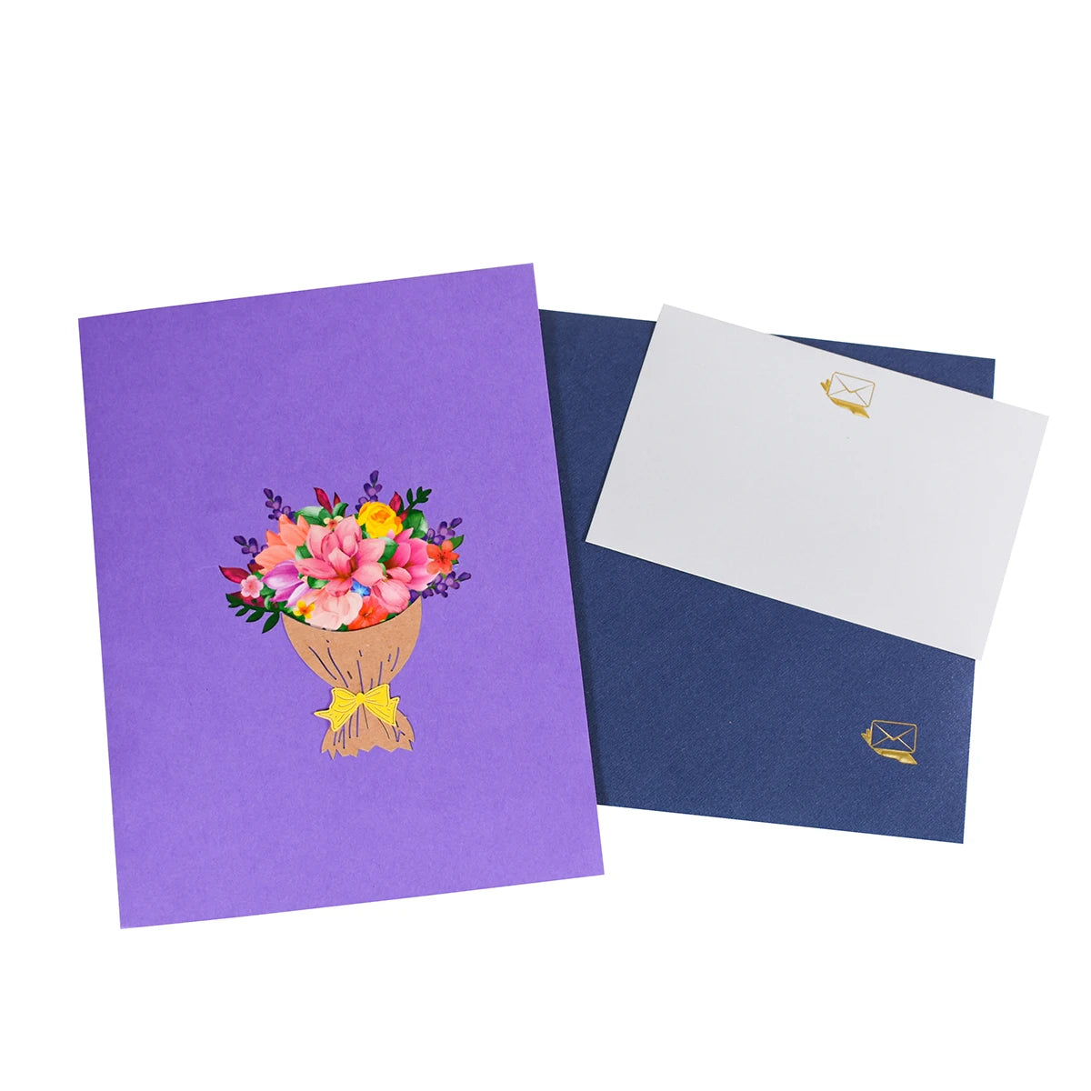 3D Flowers Bouquet Pop Up Sympathy Cards for your loved ones