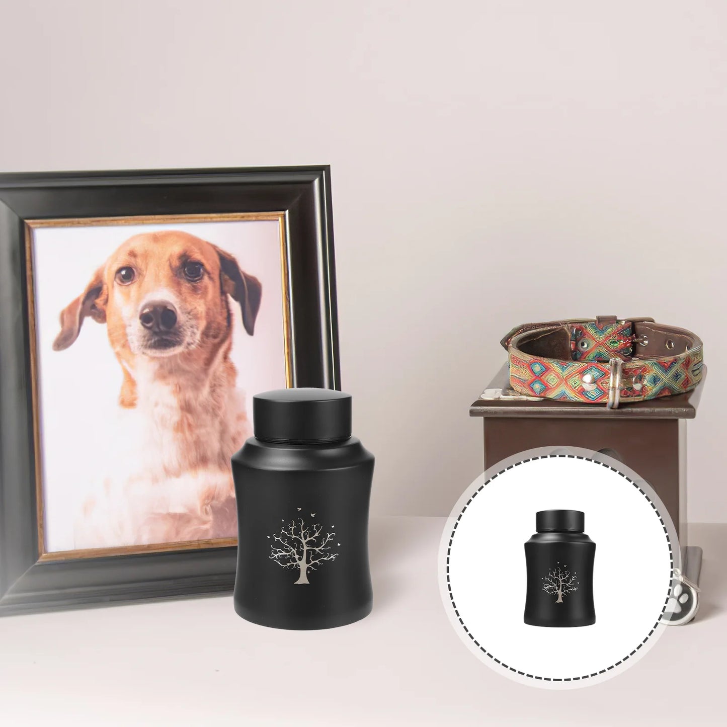 Pet Urn for Ashes Dog Urns Adult Decorate Stainless Steel Cats Personalized Cremation Burial Keepsake